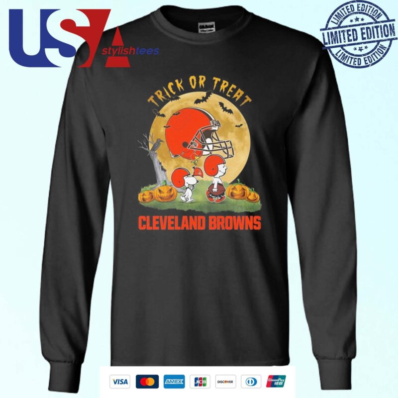 Trick Or Treat Cleveland Browns Halloween 2024 Sweater