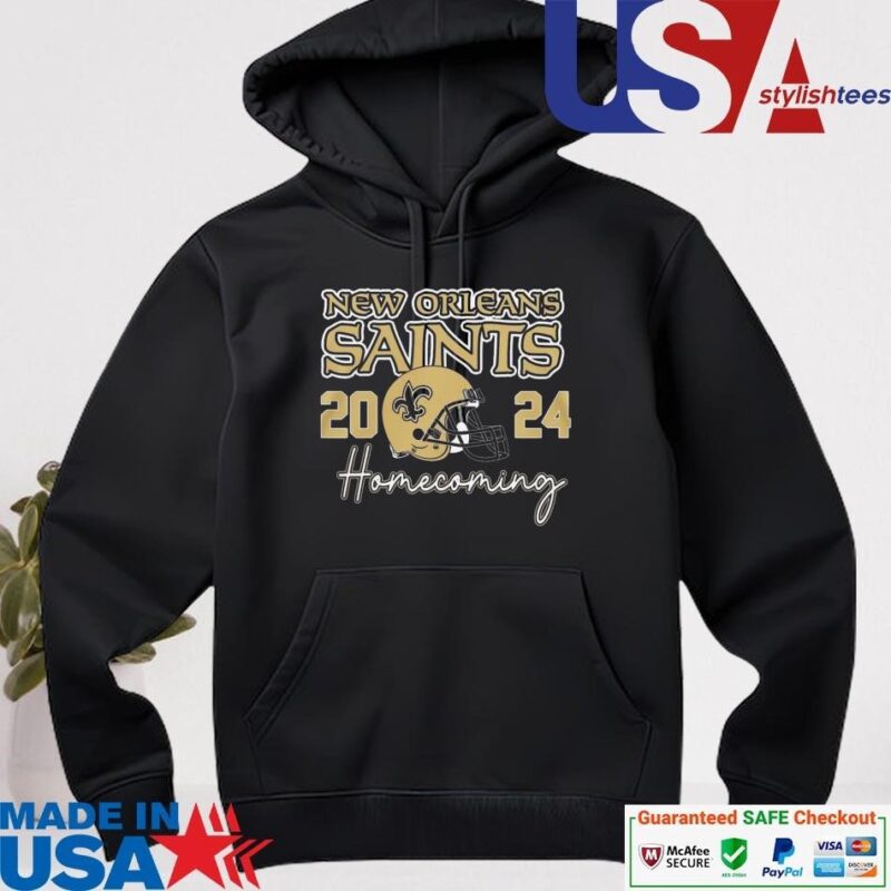 Official New Orleans Saints Football Homecoming 2024 hoodie