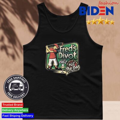 The Sketch Real Wearing Fred's Divot Shirt Tank Top Den