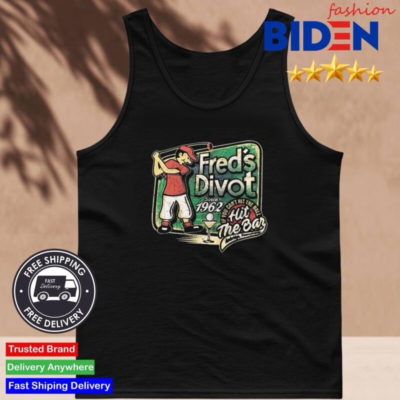 The Sketch Real Wearing Fred's Divot Shirt Tank Top Den