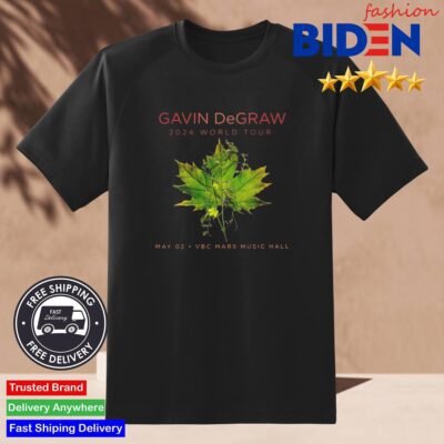 Official Gavin DeGraw 2024 World Tour Shirt
