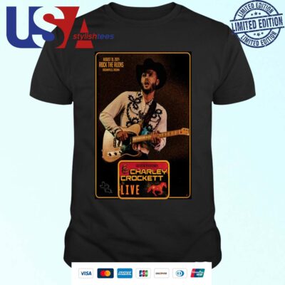 Charley Crockett Rock The Ruins At Holliday Park in Indianapolis IN August 18 2024 T-shirt