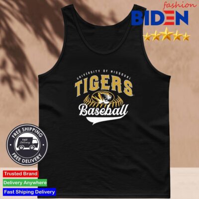 Missouri Tigers Baseball Comfort Colors Tank Top