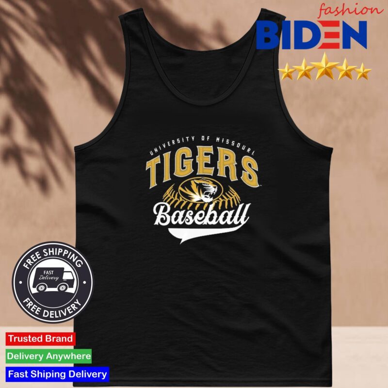 Missouri Tigers Baseball Comfort Colors Tank Top