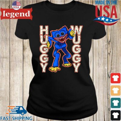 Poppy Playtime Huggy Wuggy Playtime Horror Game Shirt Ladies den-min