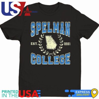 Spelman Vintage Retro College University Athletic Sports Shirt