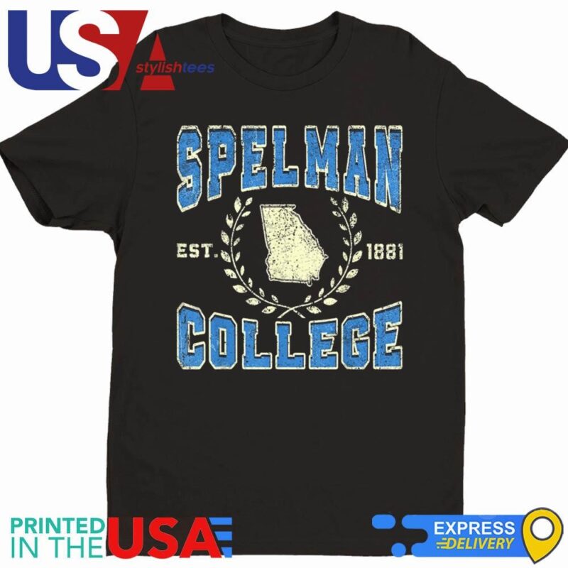 Spelman Vintage Retro College University Athletic Sports Shirt