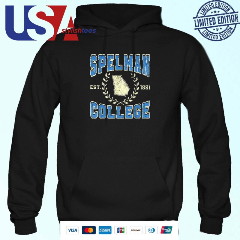 Spelman Vintage Retro College University Athletic Sports Hoodie