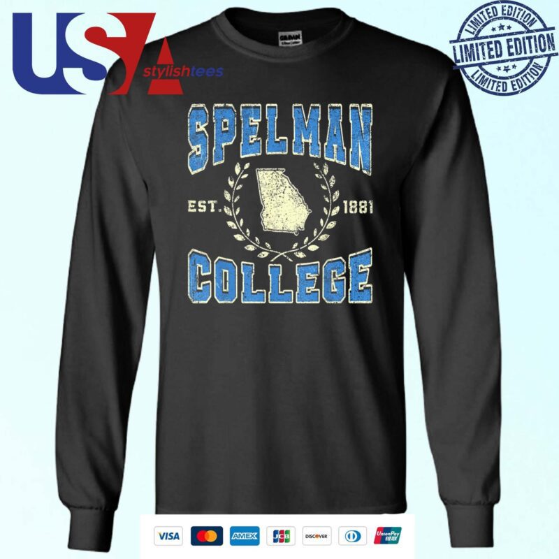 Spelman Vintage Retro College University Athletic Sports Sweater