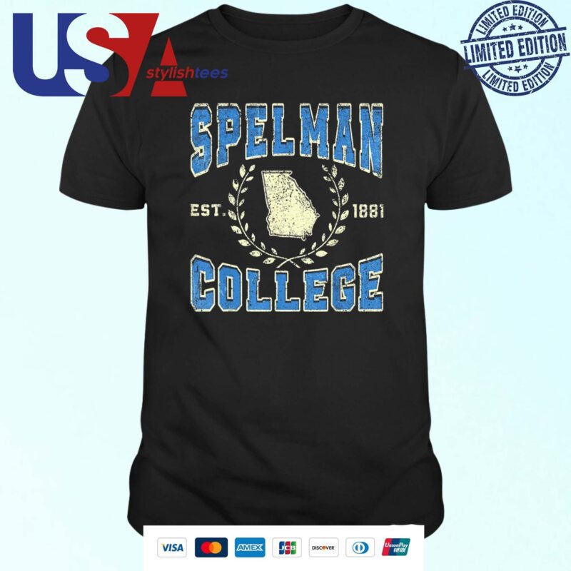 Spelman Vintage Retro College University Athletic Sports T-shirt