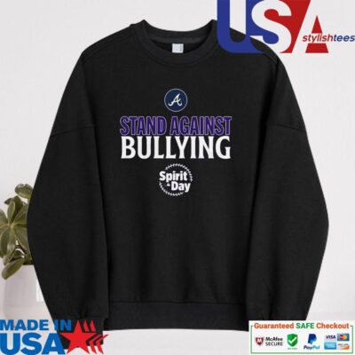 Official Atlanta Braves Stand Against Bullying Baseball Spirit Day sweater