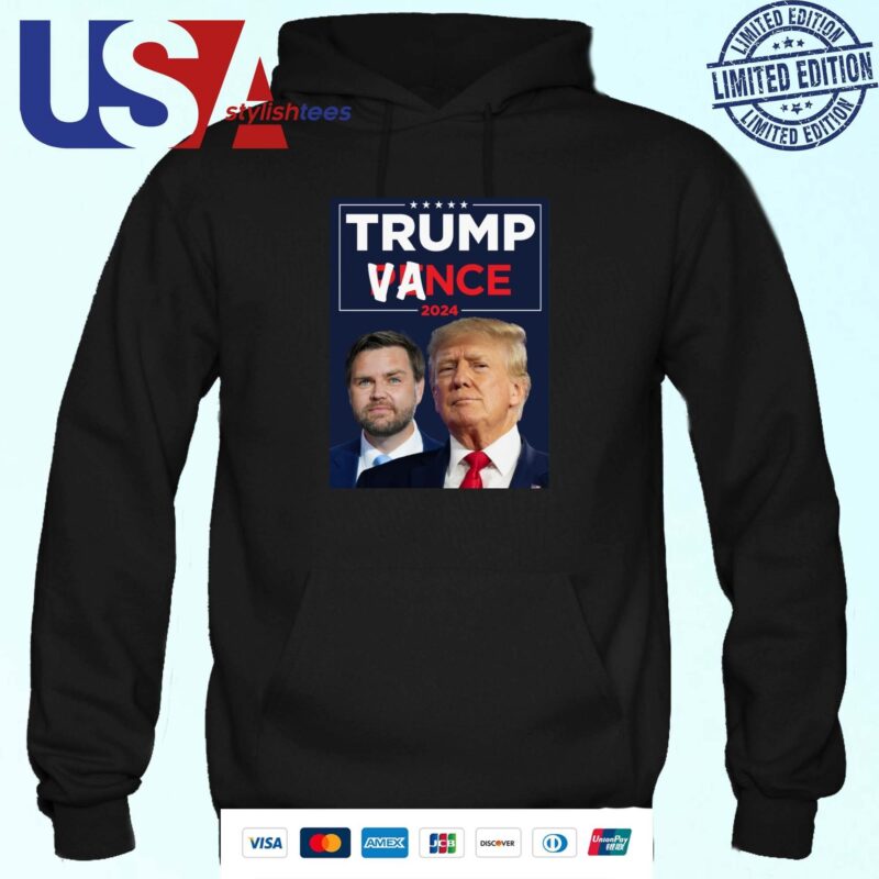 Trump Vance 2024 Poster Not Pence Hoodie