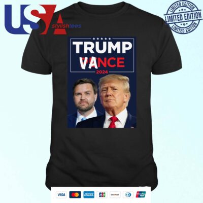 Trump Vance 2024 Poster Not Pence T-shirt