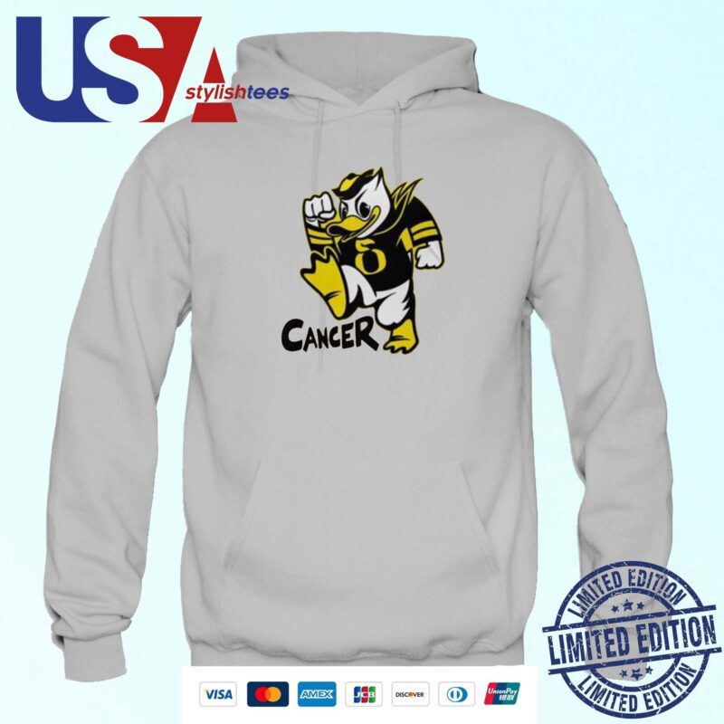 Oregon Ducks Stomp Out Cancer Hoodie