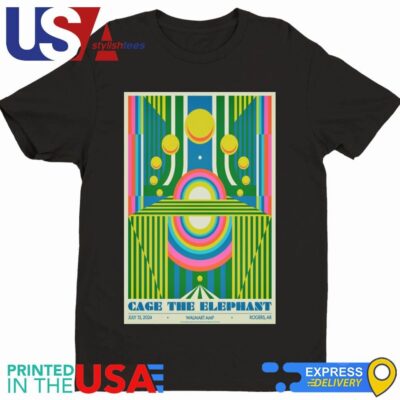 Official Cage The Elephant Walmart AMP Rogers AR July 15 2024 Shirt
