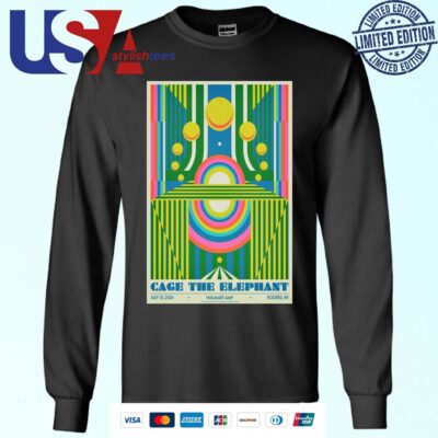 Official Cage The Elephant Walmart AMP Rogers AR July 15 2024 Sweater