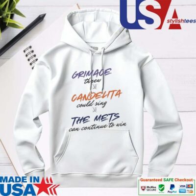 Official Grimace Threw So Candelita Could Sing So The Mets Can Continue To Win hoodie