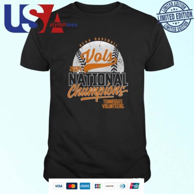 Tennessee Volunteers 2024 NCAA Men's Baseball College World Series Champions Retro Comfort Colors T-shirt
