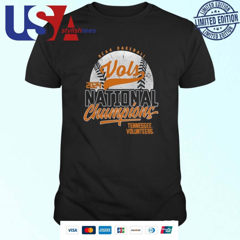 Tennessee Volunteers 2024 NCAA Men's Baseball College World Series Champions Retro Comfort Colors T-shirt