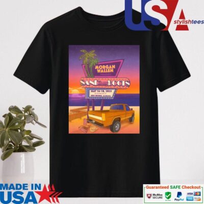 Official Morgan Wallen Presents Sand In My Boots May 16-18, 2025 On The Beaches Of Gulf Shores, Alabama Shirt