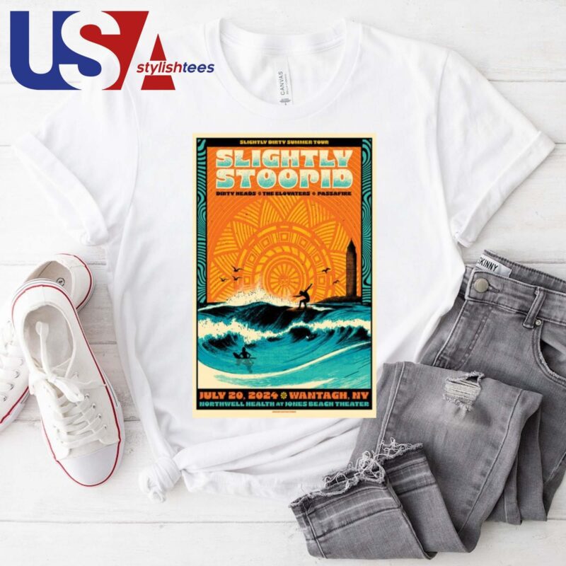 Slightly Stoopid At Northwell Health At Jones Beach Theater Wantagh NY Jul 20 2024 T-shirt