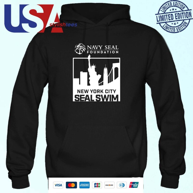 Official Navy Seal Foundation New York City Seal Swim Hoodie
