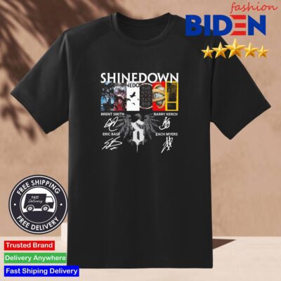 Shinedown Band Tour 2024 Signatures Shirt