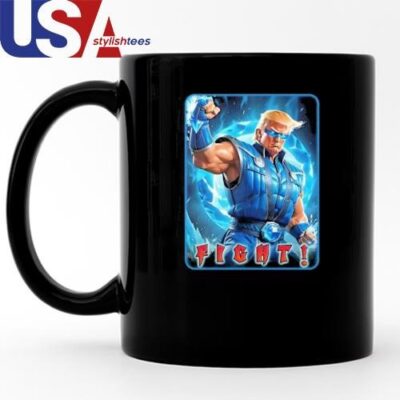 Trump Fight Style Mortal Kombat Mug, Tumbler