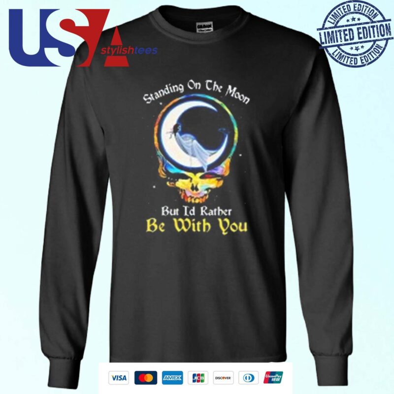 Standing On The Moon But I'd Rather Be With You Grateful Dead Sweater
