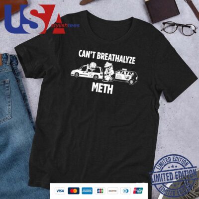 Official Lilcumtism Wearing Can't Breathalyze Meth Shirt