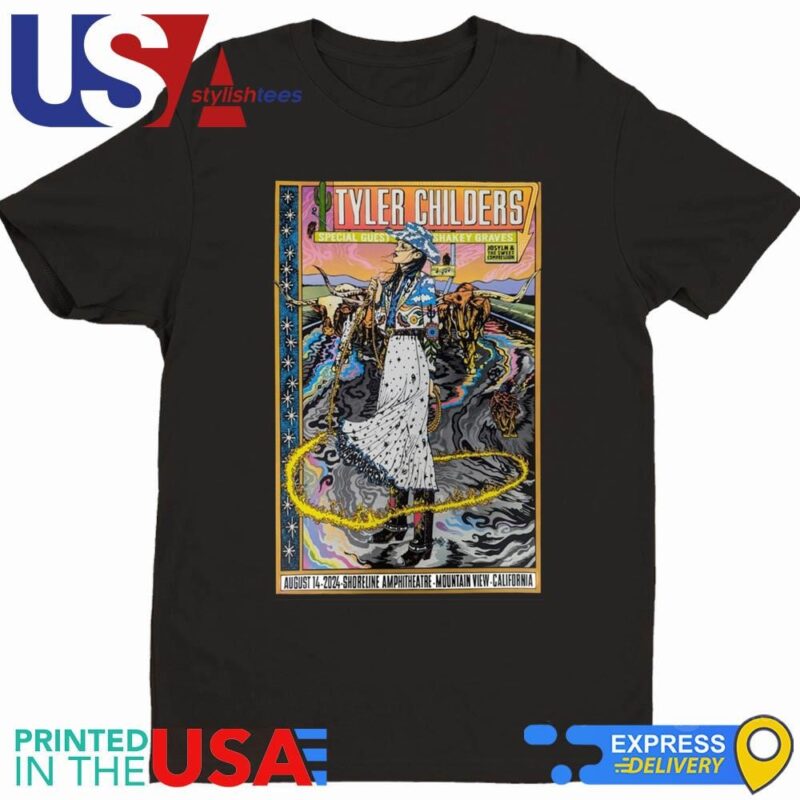 Tyler Childers August 14, 2024 Folsom Field, Boulder, CO Shirt