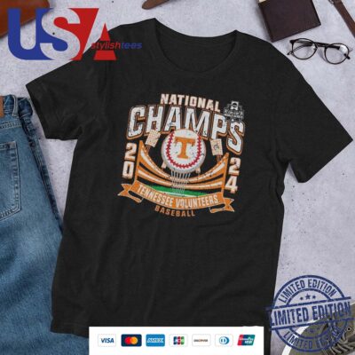 Tennessee Volunteers Baseball 2024 College World Series Ninety Feet National Champs Shirt