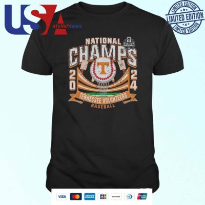 Tennessee Volunteers Baseball 2024 College World Series Ninety Feet National Champs T-shirt