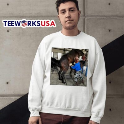 Tim Walz had his stomach pumped because he drank too much horse semen sweater