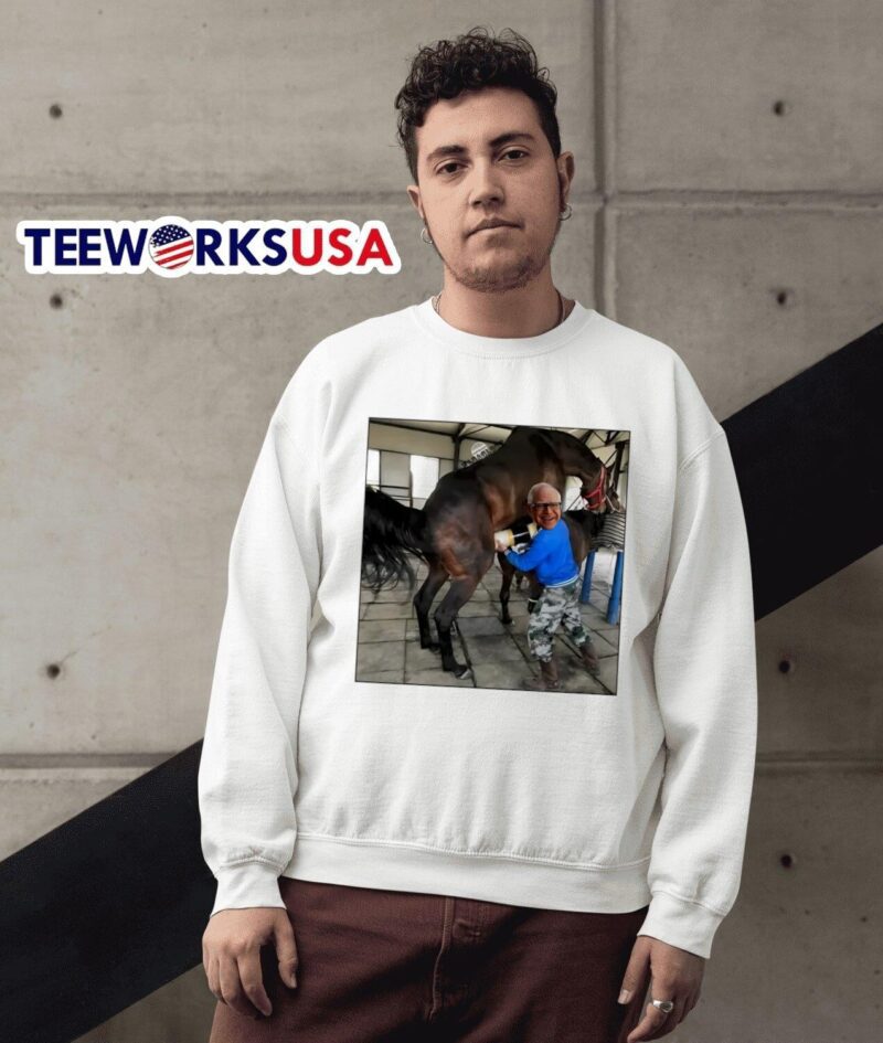 Tim Walz had his stomach pumped because he drank too much horse semen sweater