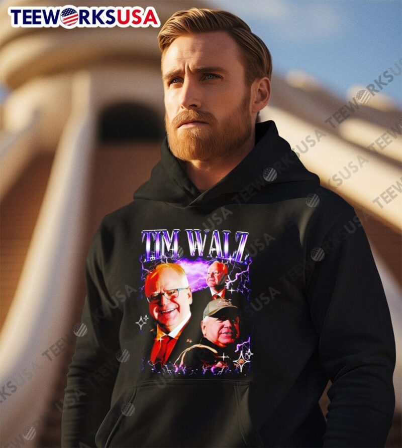 Tim Walz drink horse semen graphic hoodie