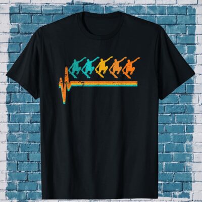 Skateboard Skater Heartbeat Love Shirt