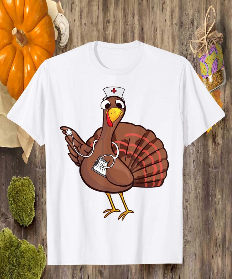 Nurse Turkey Thanksgiving Shirt