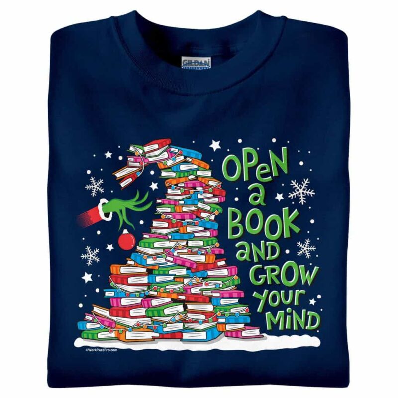 Open A Book And Grow Your Mind Shirt