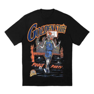 Poole Vintage 90S Style Poole Party Skullcap T-Shirt