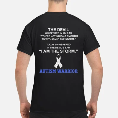 The Devil Whispered In My Ear You’Re Not Strong Enough Back Aop Shirt