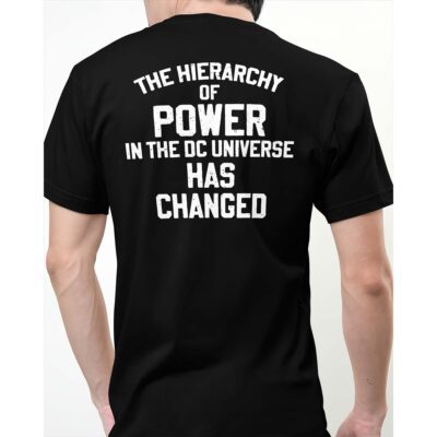 The Hierarchy Of Power In The Dc Universe Has Changed Shirt