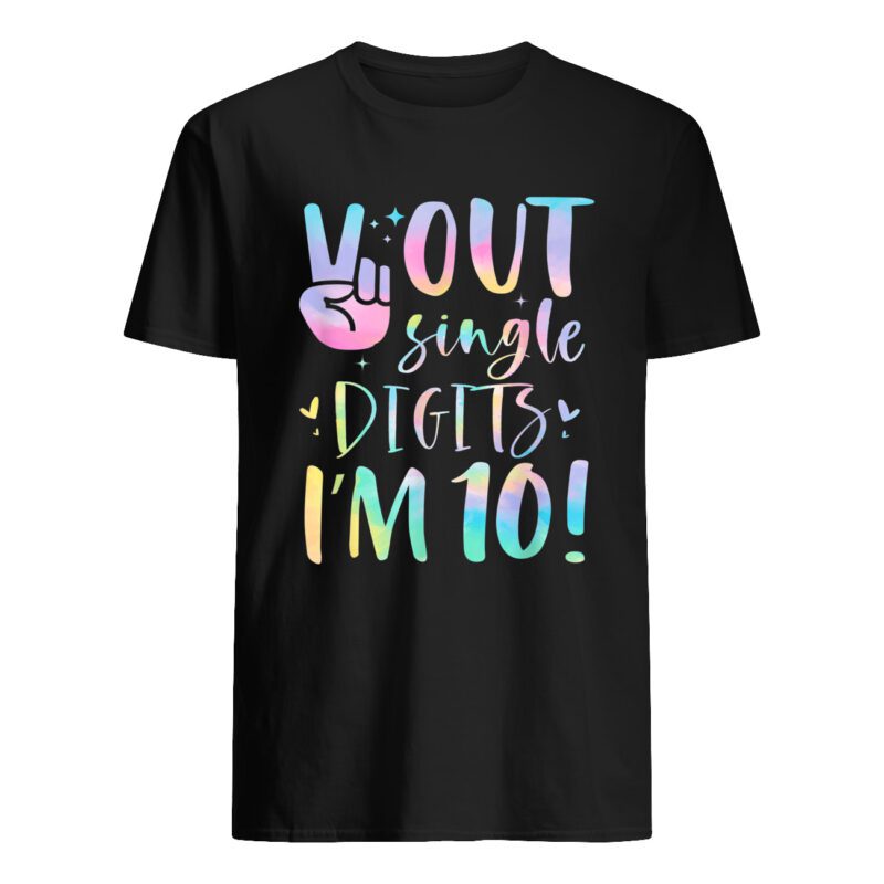 Peace Out Single Digits I’M 10 Shirt