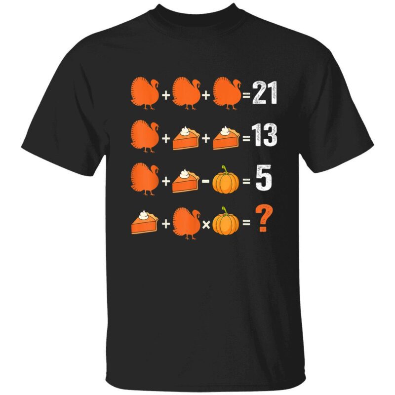 Thanksgiving Math Teacher Shirt